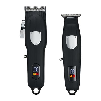 CAIMIAO Professional Hair Clipper with Digital Display for Adults and Kids - Stainless Steel Blade, Rechargeable, Versatile Design