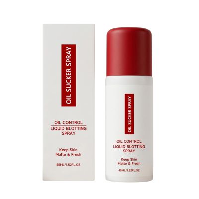 Oil Sucker Liquid Blotting Paper Spray 1.33 oz Instant Oil Control Mist for Face, Travel-Friendly Shine Absorber for All Skin Types (1Pcs)