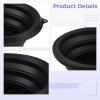 Face Ice Bath Bowl, Black Silicone Foldable Basin with Built-in Ice Tray, Ice-Compress Face Basin, 9.1 x 10.4 in / 23.2 x 26.4 cm, Cold Therapy Facial Bowl, for Pore Tightening, Washing Face view 4