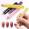 DIY Nail Art 5-Dots Dotting Tool, Flower Design 1.8mm Tip, Rhinestones Pickers Manicure Drawing Pen (purple) view 2