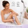 Bikini Trimmer for Women, Painless Electric Shaver & Razor for Sensitive Skin with Ceramic Blade, Cordless Pubic Hair Trimmer with LED Light for Bikini Area Legs Underarm, Purple view 2