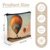 BTCOWZRV Hot Air Balloon Makeup Bag Cosmetic Bags Toiletry Bag view 2