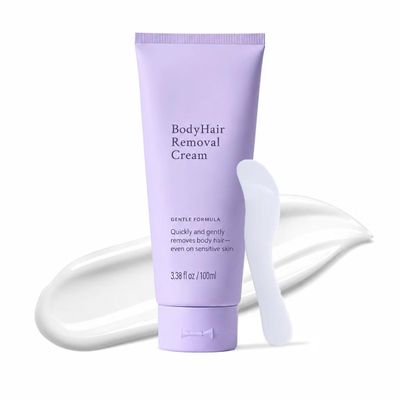 Gentle Hair Removal Cream for Women and Men, Body Hair Removal Cream Safe for Sensitive Skin, 2-in-1 Smooth Hair Remover & Skincare, Crema Depiladora Para Mujer