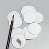 TOGEVAL Cosmetic Pencil Sharpener with Dry Sanding Paper 20pcs Sandpaper Pads Precision Sharpening Tool for Eyebrow Pencils and Eyeliner for Beauty Routine and-the-go Use view 4
