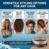 Mermans Curling Sea Clay, for Defined Waves & Texture, Natural Hold, Adds Volume & Shine to Curls, Lightweight Styling Cream for All Hair Types, 2oz view 3