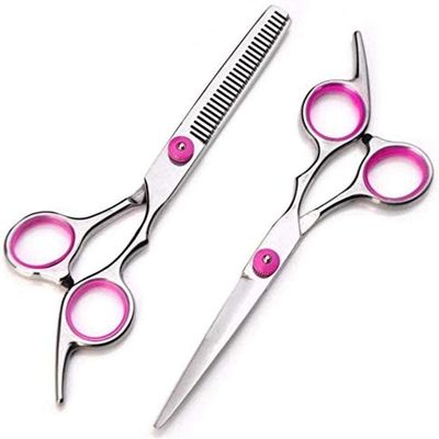 Haircut Scissors Set for Home Trimming & Thinning