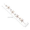 SECFOU Hair Hoops Not Easy to Fade Rhinestone Sea Animal Shaped 2pcs Women Headbands with 4 Hair Pins Alloy Material for Festival and Wedding view 2