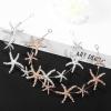 SECFOU Hair Hoops Not Easy to Fade Rhinestone Sea Animal Shaped 2pcs Women Headbands with 4 Hair Pins Alloy Material for Festival and Wedding view 3