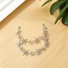 Veemoon 2pcs Shiny Rhinestone Sea Animal Shaped Headbands with 4 Hair Pins Bridal Headpiece for Women Party and Wedding Accessories Not Easy to Fade Alloy Material view 4