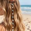 1PCS Beachy Mermaid Hair Accent,starfish and shell beaded hair clip view 4