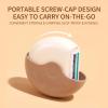 Portable 3-Layer Hair Shaver with Rotating Cover for Women,3-Tier Precision Shaving,Compact Travel Rotary Razor with Smooth Moisture StripWet & Dry Compact Razor for Legs,Underarms & Face (2PCS) view 2