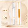 4Pcs Eyelid Lift Cream, Invisible Double Eyelid Glue, Long Lasting Liquid Glue for Hooded Eyes, Single & Inner Double Lids view 3