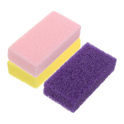 ULDIGI 3pcs Pu Foam Foot Stone Scrubber Double-Sided Dualsurface Design, Lightweight and Comfortable Grip for Effective Callus Removal and Foot Care Exfoliation