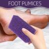ULDIGI 3pcs Pu Foam Foot Stone Scrubber Double-Sided Dualsurface Design, Lightweight and Comfortable Grip for Effective Callus Removal and Foot Care Exfoliation view 3