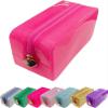 Large Capacity Waterproof Jelly Toiletry Bag (Fuchsia,S) view 1