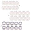 hejhncii Piercing Silicone Discs Soft Anti Hyperplasia Anti-Sagging Fixed Rings for Nose Ear Cartilage Soft Gasket Disc Pads for Earrings view 4