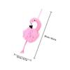 HOLIDYOYO 4pcs Flamingo Bath Exfoliating Scrubber Balls for Soft and Gentle Pe Material Cute Cartoon Design for Bath Time at Home view 2