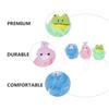 GANAZONO 6pcs Adorable Animal Themed Bath Balls for Home Use, Pe Material with Gentle Body Exfoliating and Scrubbing Power, Bathroom Accessory for Men and Women view 3