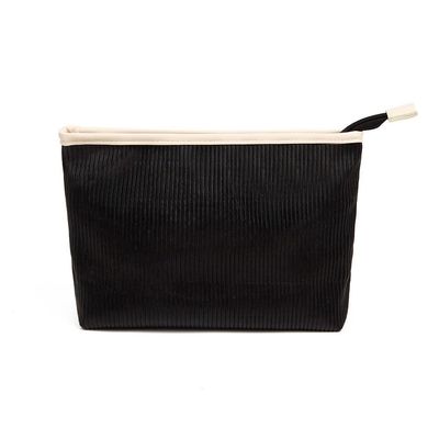 OFCRVA Japanese-style Makeup Bag Personalized Pleated PU Material Portable Wash Skin Care Storage