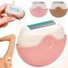 Portable Razor for Women, 3-Blade Mini Shaver with Rotating Cover, Compact Travel Bikini Trimmer for Underarm Leg Face, Wet Dry Use, Lightweight, 1 Pack (Pink) view 1