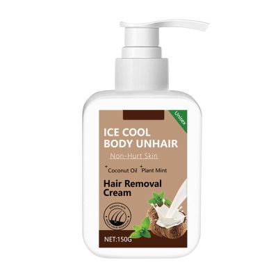 Ice Cool Body Unhair Cream, Body & Facial Hair Removal Cream, Ice Cool Hair Remover Creams, Gentle Painless Depilatory Creams, ce ool ody Unhair Hairs Removal Cream, Non-hurt Skin (1PCS)