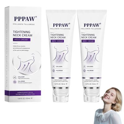 Lurini PPPAW Instant Neck Lift Cream, 2026 New Advanced Neck Firming Cream, PPPAW Tightening Cream, Fine Lines, Sagging Skin, Dcollet, Skin Firming Rejuvenation for All Skin Types (2 Bottle)