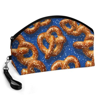 Pretzels Women's Curved Makeup Bag for Purse