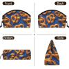Pretzels Women's Curved Makeup Bag for Purse view 3