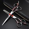 Hair Cutting Shears, 6 Inch Japan 440C Steel for Salon and Home (Pink) view 2