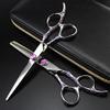 Hair Cutting Shears, 6 Inch Japan 440C Steel for Salon and Home (Pink) view 3