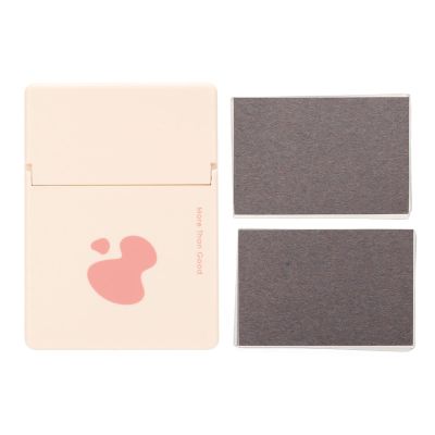 250 Pcs Plant Fiber Oil Blotting Sheets with Compact Mirror, Oil Absorbing Face Blotting Paper for Oily Skin, Portable Makeup - Safe Blotting Sheet for Office, Party,