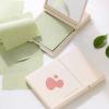 250 Pcs Plant Fiber Oil Blotting Sheets with Compact Mirror, Oil Absorbing Face Blotting Paper for Oily Skin, Portable Makeup - Safe Blotting Sheet for Office, Party, view 2