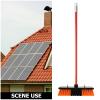 Beavorty Solar Panel Replacement Brush Head for Glass Panel Surfaces and Windows, High-Efficiency Dust Removal with Plastic and Steel Materials, for Daily Maintenance and Areas with Limited view 3