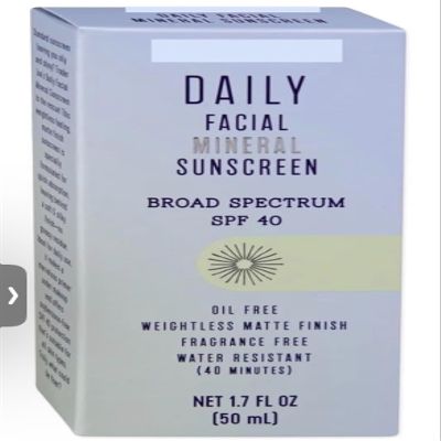 Daily Facial Mineral Sunscreen SPF 40-1.7 fl oz - pack of 1