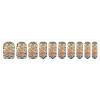 Waterproof Nail Stickers, 100 Pcs 10 Sheets, No LED Lamp Needed view 1