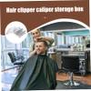 Wedhapy Blade Holder Clipper Guard Holder, 8 Grids Plastic Clear Blade with Lid, Waterproof Washable Reusable Storage Case Rack for Barbershop Beauty Shop Home view 4