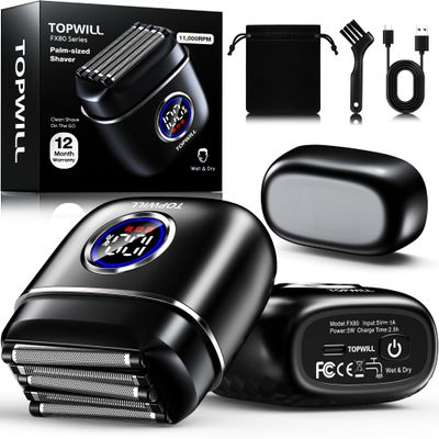 TOPWILL Electric Foil Razor for Men