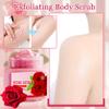 Rose,Fresh Orange,Cucumber Exfoliator, Deep-Cleansing Exfoliating Body Scrub, Moisturizing and Nourishing Salt Rose Body Scrub, 350 g view 2