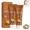 2Pcs Coconut Oil Hair Remover Cream,Coconut Hair Removal Cream,Coconut Oil Facial Cream,Facial Hair Removal Cream for Women,Coconut Oils Based Gentle Body Hair Remover Cream for Smooth Skin (B) view 1