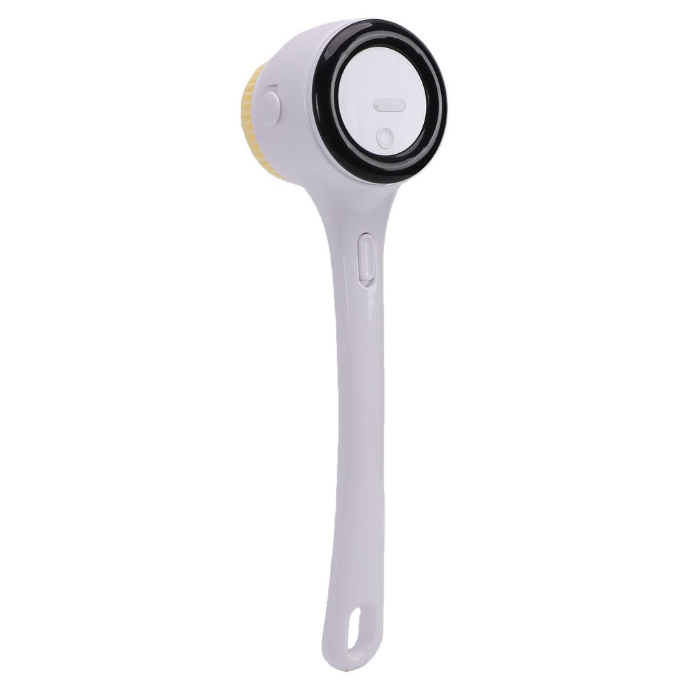 TOPINCN Electric Body Brush Rechargeable Bath Brush Cordless Body Scrubber Multifunctional Back Scrubber 3 Settings Deep Cleansing Massage with Detachable Long Handle for Head Shoulders
