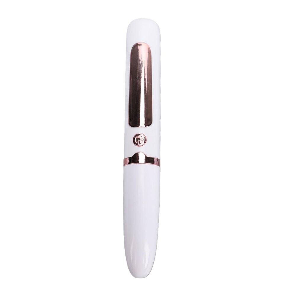 NinthAvenue Basics Rechargeable Heated Eyelash Curler with 4 Temperature Settings Ideal for Travel and Daily Makeup Compact Lightweight Women Love (Beige)