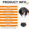 EREE HAIR 6" Human Hair Bangs Hairpiece with Headband for Women,Light Brown view 2