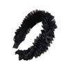 ONMYJFD Headband Pleated Netting Braid Wide Edge Bract Hair Clip Retro Decoration view 1