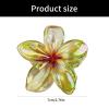 YPBEW Hair Clip for Princess Plumeria Large Catch Hair Barrettes Unique Adornment Hairpin Fashion Unique Ornamentation Flower Clip view 3