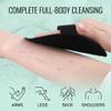 4 Counts Soft Rubber Shower Scrubber for Efficient Cleansing Body, Gentle Exfoliating Bath Brush for All Kinds of Skin and More Cleaning, for Men and Women Daily Cleansing (1PCS Green) view 3