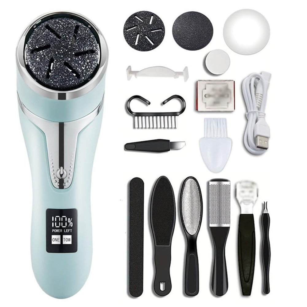 10 Piece Set of Foot Grinder Charging Electric Trimmer