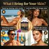 Safsum Glow Tanning Gummies for Women & Men, Tanning Gummies that Work Fast Without Sun, Beta Carotene Tanning Supplement, Natural Melanin Support Daily Tan Gummies, Self Tanning 60 Gummies Vegan view 4
