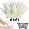 2 Pairs 3D Textured Five-Finger Exfoliating Bath Gloves, Body Scrub Shower Mitts for Cleansing, Lathering and Massage view 1