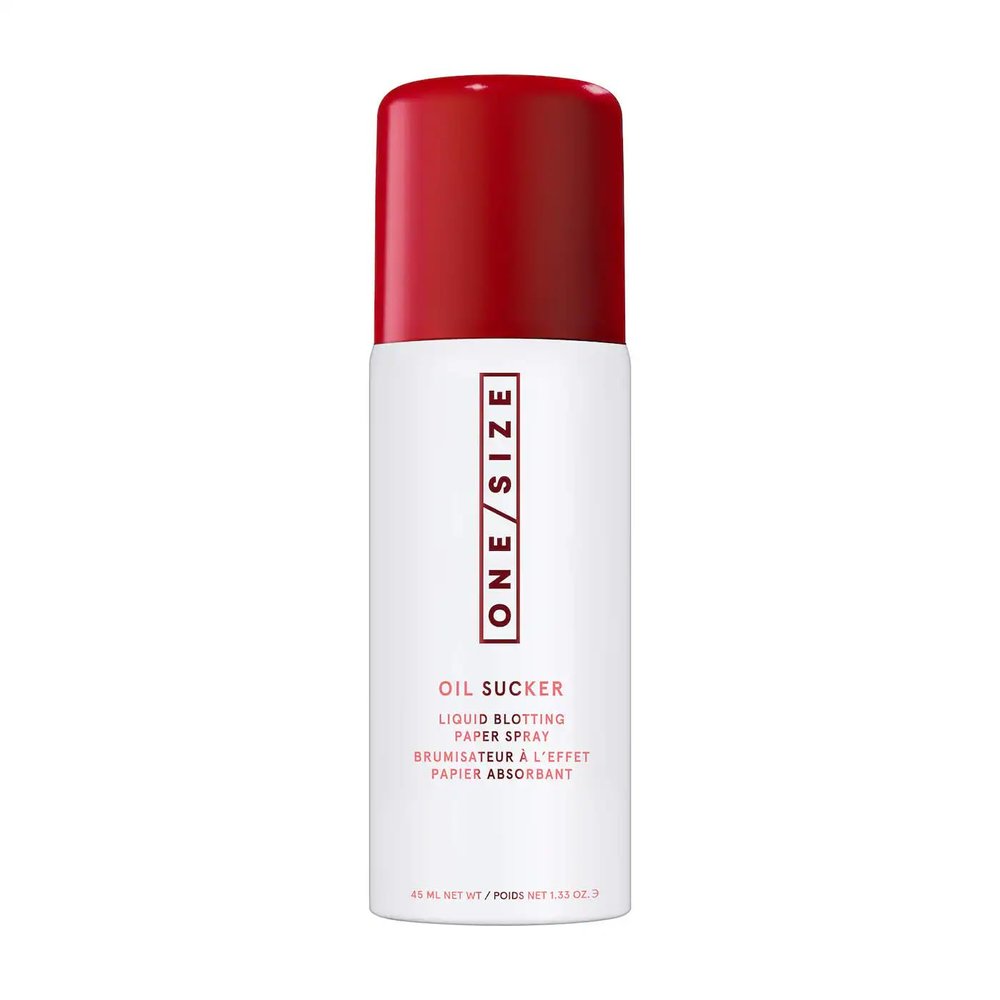 O/S Mini Oil Sucker Liquid Blotting Paper Touch-Up Spray, Oil Control 1.33 oz/45 mL