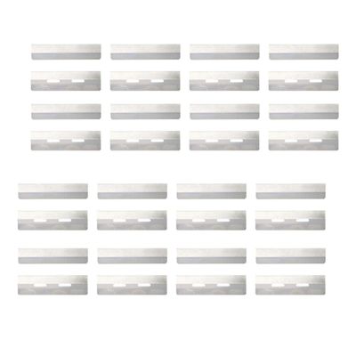 80 Pack Stainless Steel Eyebrow Shaping Blades for Women